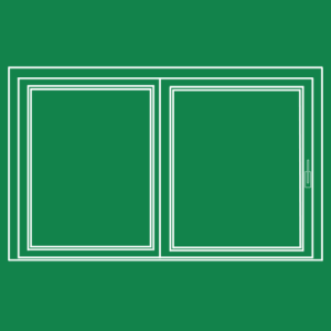 Schuifpui Fenestra SVG Groen